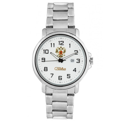 Quartz watch Slava "Tradition" 2351461/100-2115