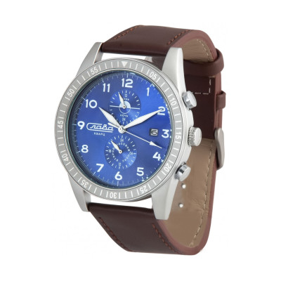 Quartz chronograf watch Slava "Tradition" 2361487/900-JP11